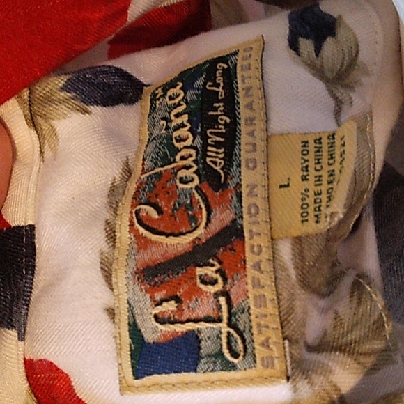 Vintage La cabana all night long floral vest size large - Picture 4 of 4